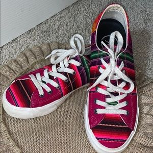 Serape sneakers!